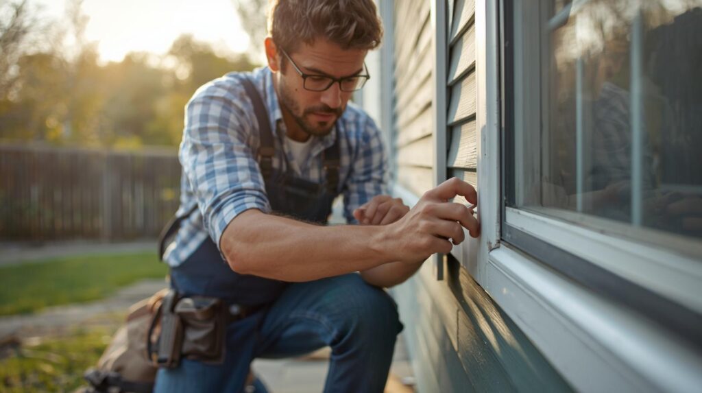 Professional demonstrating outdoor home improvement projects that add value technique