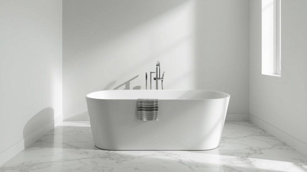 freestanding tub installation